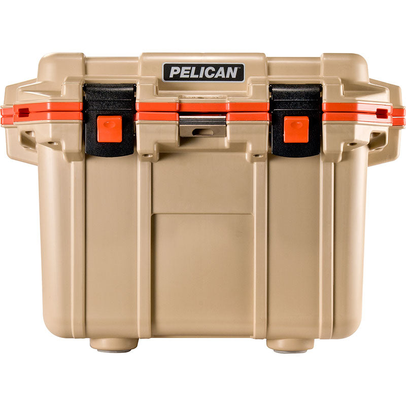 Pelican 30 Quart Cooler Tan/Orange